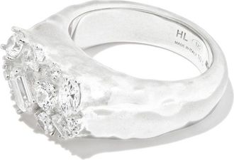 Hatton Labs Sterling Silver Croisette Ring - Mens - Sterling Silver