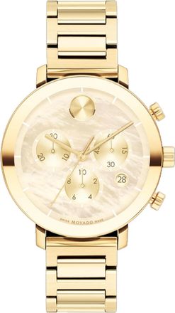 Movado Womens Bold Gold Dial Watch