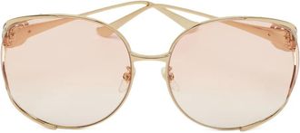 Gucci Occhiali da sole tondi - Oro