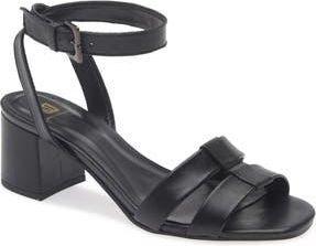Bruno Magli Jasmine Ankle Strap Sandal in Black Nappa at Nordstrom Rack, Size 7.5