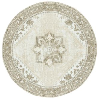 Safavieh Alfombra poli&eacute;ster salvia/marfil 244 x 244 cm