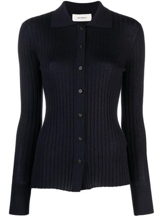 Lisa Yang Aria cashmere cardigan - women - Cashmere - 1 - Blue