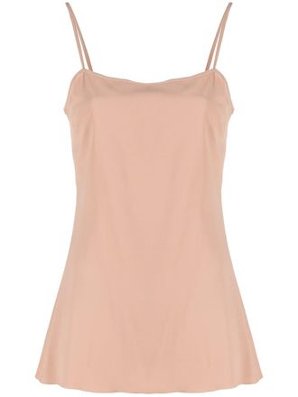 Alberta Ferretti square-neck camisole vest - Neutrals