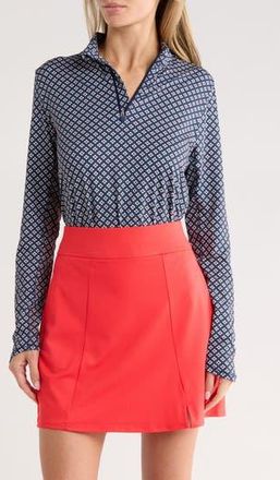 Callaway Mini Geometric Quarter Zip Pullover in Peacoat at Nordstrom Rack, Size Xx-Large