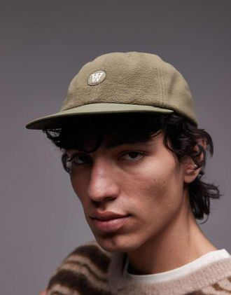 Wood Wood Double A By Wood Wood - Cappellino in pile verde