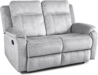 Home Heavenly Home Heavenly - Sofá relax 2 plazas reimon, Sofá reclinable en 3 posiciones, Apertura por palanca. Color: Gris