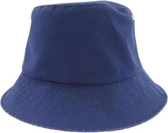 Dior Pre-owned Accessories, male, Blue, Size: ONE SIZE Pre-owned Teddy-D Oblique Hat