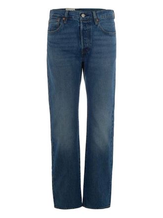 Levi's 501 straight-leg jeans - men - Cotton - 30/32 - Blue