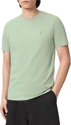 AllSaints Brace Cotton T-Shirt in Celadon Green at Nordstrom, Size Xx-Large