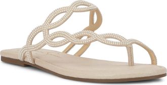 Jessica Simpson Aloni Slide Sandal in Soft Ivory at Nordstrom, Size 8.5