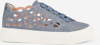 AGL Mandi Laser-cut Sneaker in Denim Effect at Nordstrom, Size 39.5