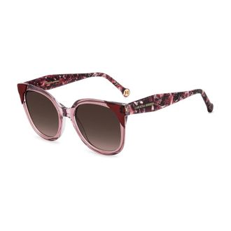 Carolina Herrera Sunglasses, female, Pink, Size: 54 MM Square Sunglasses