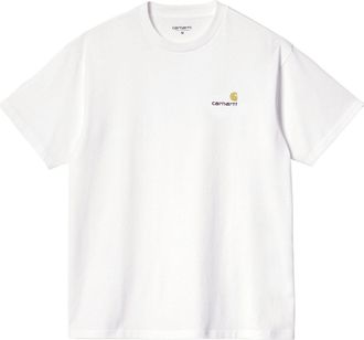 Carhartt Work in Progress American Script Short Sleeve T-Shirt White I029956-02-XX