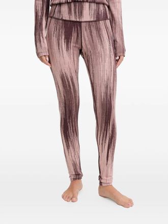 Icebreaker 260 Tech Vertex pattern leggings - Pink