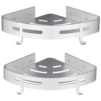 OEM Organizador De Ducha Triangular De 2 Niveles Color Plata, Accesorios De Cocina Sin Taladro, Organizador De Ducha Colgante Resistente A La Oxidaci&oacute;n -c