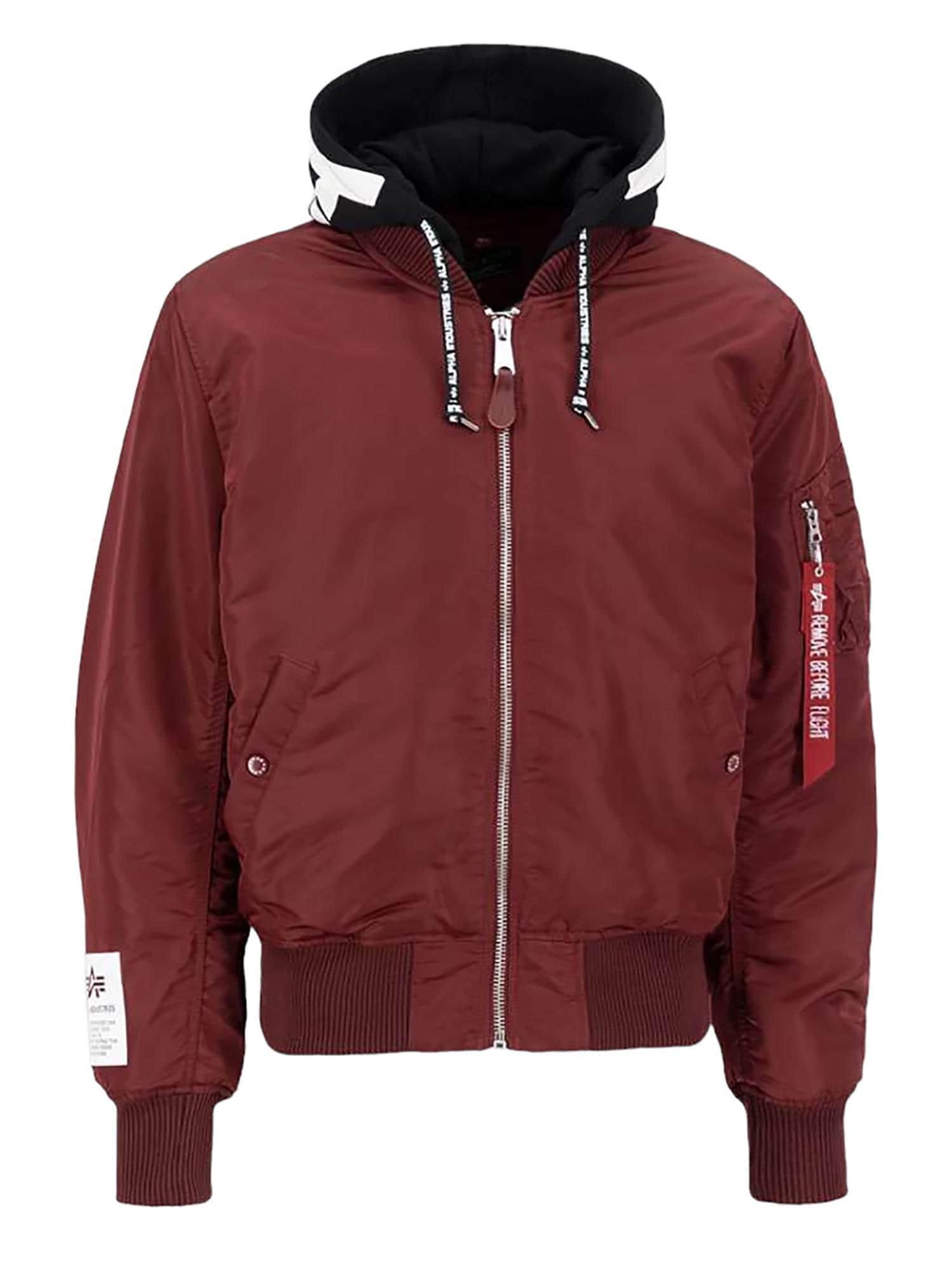 Burgundy Alpha Industries Damen Rot Alpha Industries MA-1 TT Wmn