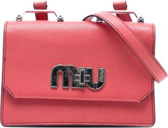 Miu Miu Pre-owned Miu Miu Goatskin Madras Miu Logo Crossbody Ladies ZVLJTSL89IKMSEHI