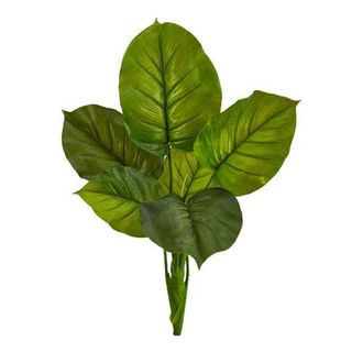 Nearly Natural 27-in Large Philodendron Leaf Artificial Bush Plant in Green at Nordstrom