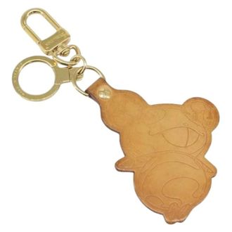 Louis Vuitton Pre-owned Accessories, female, Beige, Size: ONE SIZE Pre-owned Leather Key-holder