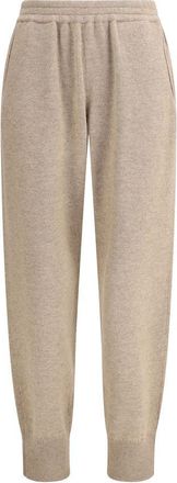 Brunello Cucinelli Brunello Cucinelli Womens Cashmere Joggers Relaxed Fit - Tan - Size Small