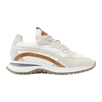 VIA VAI Schoenen, Dames, Beige, 41 EU, Leer, Usher Skye Sneakers