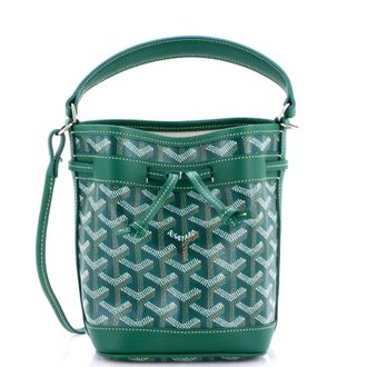 Goyard Petit Flot Bucket Bag Coated Canvas Mini