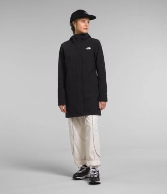 The North Face Shelbe Raschel Parka Jacket Womens Black Full Zip GBO2831