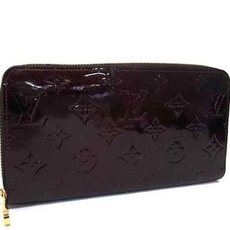 Louis Vuitton Monogram Vernis Amarante Monogram Vernis Long Wallet (Bi-Fold) (Pre-Owned)