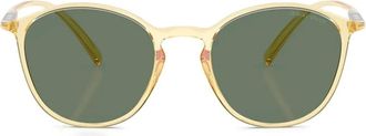 Giorgio Armani round-frame sunglasses - Yellow