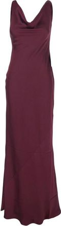 Norma Kamali Langes Kleid mit &uuml;berschnittener Schulter von Norma Kamali
