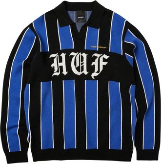 HUF Midfield Jersey Sweater - Heren - Polos - Veelkleurig - L - Tops