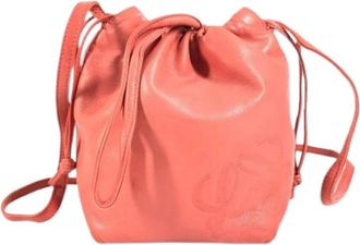 Loewe Pre-owned Pochette Schoudertas - Dames - Vintage Tas - Rood - ONE Size - Leer - Vintage