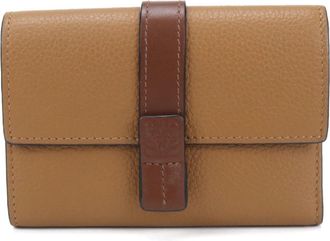 Loewe Brown Leather Coin Purse/Coin Case (Pre-Owned)