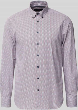 Bugatti Regular Fit Freizeithemd mit Button-Down-Kragen in Rot, Gr&ouml;&szlig;e XXXXL