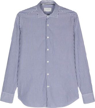 Tintoria Mattei striped shirt - men - Cotton - 44 - Blue