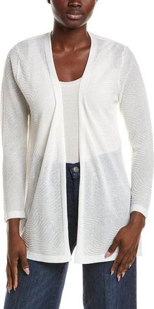 Anne Klein Semi Sheer Texture Stitch Cardigan