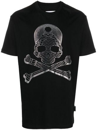 Philipp Plein glass skull T-shirt - Black
