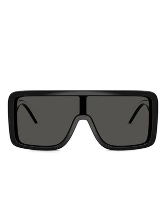 Dolce & Gabbana Eyewear logo-lettering sunglasses - Black