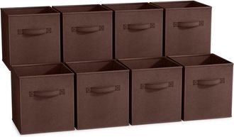 Sorbus 11In 8 Pack Foldable Storage Bins