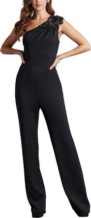 Tadashi Shoji Tilly Embellished One-Shoulder Jumpsuit