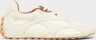 Bottega Veneta Orbit Lite Lace-Up Suede and Nylon Sneakers
