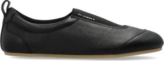 Jil Sander Schoenen, Dames, Zwart, 38 EU, Leer, Etage Sneakers