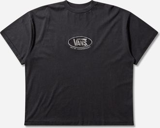 Vans Act of Disagreement Oval Logo T-Shirt Washed Black
