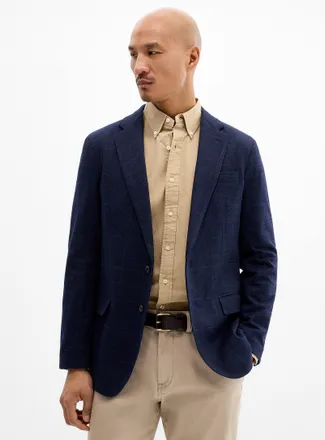 Polo Ralph Lauren Mens Ultramarine Prince of Wales jacket Modern fit