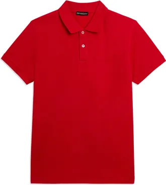 Freddy Polo Uomo Freddy in Piquet di Cotone con Logo Outline