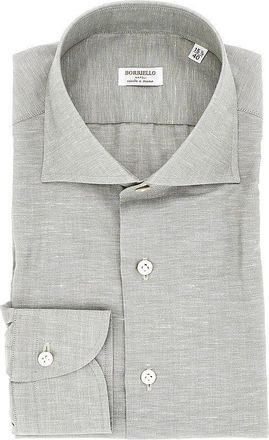 Borriello Cotton and linen tailored shirt Man 44