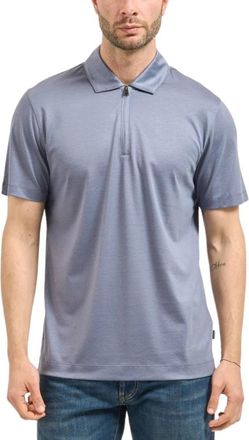 HUGO BOSS Tops > Poloshirts - Heren - Polos - Blauw - M - Tops