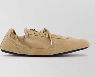 Prada canvas low-top sneakers