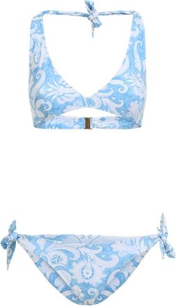 Etro Set bikini con stampa paisley - Blu