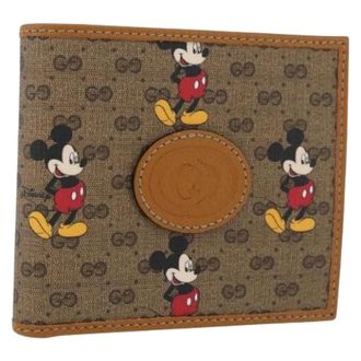 Gucci Pre-owned Wallets, female, Beige, Size: ONE SIZE Pre-owned Vintage Bifold Wallet